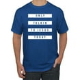thumbnail image 1 of Wild Bobby, Only Talkin to Jesus Today Religious, Inspirational/Christian, Men's Graphic Tees, Royal, Medium, 1 of 3