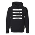 thumbnail image 1 of Wild Bobby, Only Talkin to Jesus Today Religious, Inspirational/Christian, Unisex Graphic Hoodie Sweatshirt, Black, Small, 1 of 3
