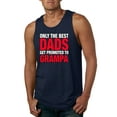 thumbnail image 1 of Wild Bobby,Only The Best Dads Get Promoted to Grampa, Father's Day, Men Graphic Tank Top, Navy, X-Large, 1 of 3