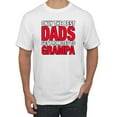 thumbnail image 1 of Wild Bobby,Only The Best Dads Get Promoted to Grampa, Father's Day, Men Graphic Tees, White, X-Large, 1 of 3