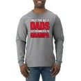 thumbnail image 1 of Wild Bobby,Only The Best Dads Get Promoted to Grampa, Father's Day, Men Long Sleeve Shirt, Heather Grey, 3XL, 1 of 3