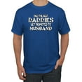 thumbnail image 1 of Wild Bobby, Only the Best Daddies Gets Promoted to Husband, Father's Day, Men Graphic T-Shirt, Royal, X-Large, 1 of 3