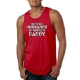 thumbnail image 1 of Wild Bobby, Only the Best Daddies Gets Promoted to Husband, Father's Day, Men Graphic Tank Top, Red, Large, 1 of 3
