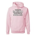 thumbnail image 1 of Wild Bobby, Only the Best Daddies Gets Promoted to Husband, Father's Day, Unisex Graphic Hoodie Sweatshirt, Light Pink, Small, 1 of 3