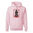 thumbnail image 1 of Wild Bobby, Our Lady of Guadalupe Blessed Virgin Mary Religious Inspirational/Christian Unisex Graphic Hoodie Sweatshirt, Light Pink, X-Large, 1 of 3
