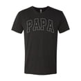thumbnail image 1 of Wild Bobby PAPA Varsity Letters Men Premium Tri Blend Tee, 1 of 6