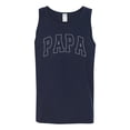 thumbnail image 1 of Wild Bobby PAPA Varsity Letters Men Tank Top, 1 of 6