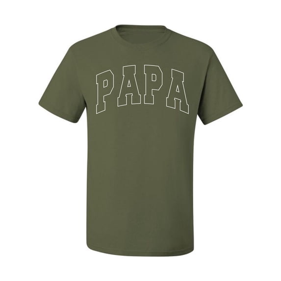Wild Bobby PAPA Varsity Letters Men Tee