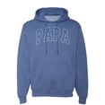 thumbnail image 1 of Wild Bobby PAPA Varsity Letters Unisex Hoodie Sweatshirt, 1 of 1