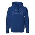 thumbnail image 1 of Wild Bobby PAPA Varsity Letters Unisex Hoodie Sweatshirt, 1 of 6