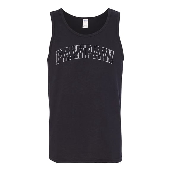 Wild Bobby PAWPAW Varsity Letters Men Tank Top