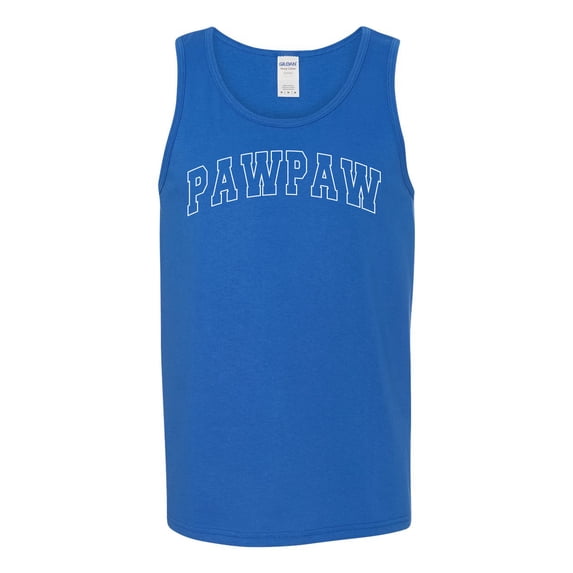 Wild Bobby PAWPAW Varsity Letters Men Tank Top