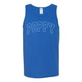 thumbnail image 1 of Wild Bobby POPPY Varsity Letters Men Tank Top, 1 of 6