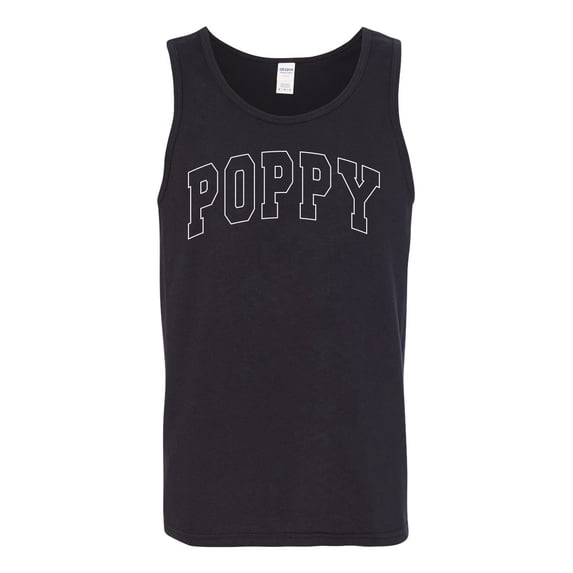 Wild Bobby POPPY Varsity Letters Men Tank Top