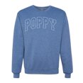 thumbnail image 1 of Wild Bobby POPPY Varsity Letters Unisex Crewneck Sweatshirt, 1 of 6