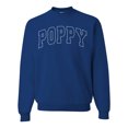 thumbnail image 1 of Wild Bobby POPPY Varsity Letters Unisex Crewneck Sweatshirt, 1 of 6