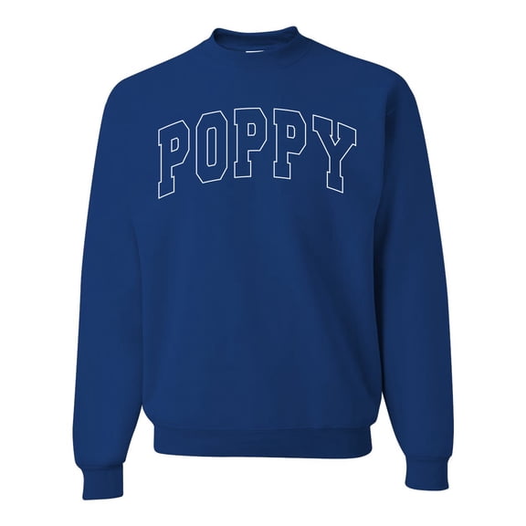Wild Bobby POPPY Varsity Letters Unisex Crewneck Sweatshirt