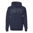 thumbnail image 1 of Wild Bobby POPPY Varsity Letters Unisex Hoodie Sweatshirt, 1 of 6
