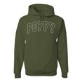 thumbnail image 1 of Wild Bobby POPPY Varsity Letters Unisex Hoodie Sweatshirt, 1 of 6