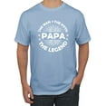 thumbnail image 1 of Wild Bobby, Papa Man Myth Legend Funny Dad Uncle Papa Granpa Dad Gift, Father's Day, Men Graphic Tee, Light Blue, 4X-Large, 1 of 4