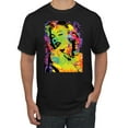 thumbnail image 1 of Wild Bobby, Paradise Found Beach Chilling Pop Culture Men's Graphic T-Shirt, Black, Large, 1 of 3
