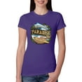 thumbnail image 1 of Paradise Surf Shack Marlin Pop Culture Womens Slim Fit Junior Tee, Purple Rush, Large, 1 of 3
