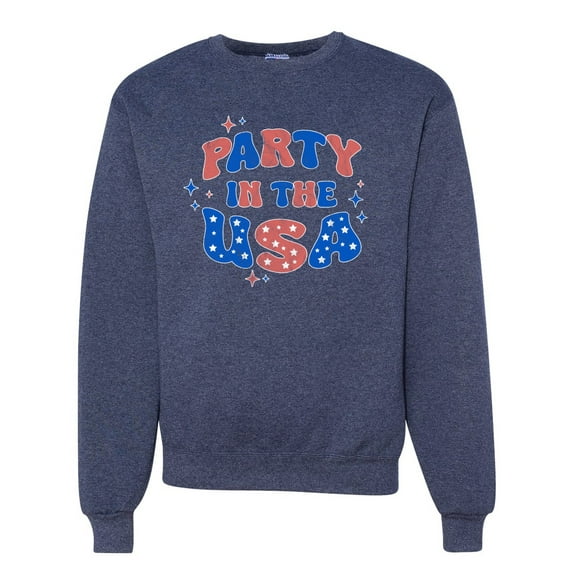 Wild Bobby Party in the USA Unisex Crewneck Sweatshirt