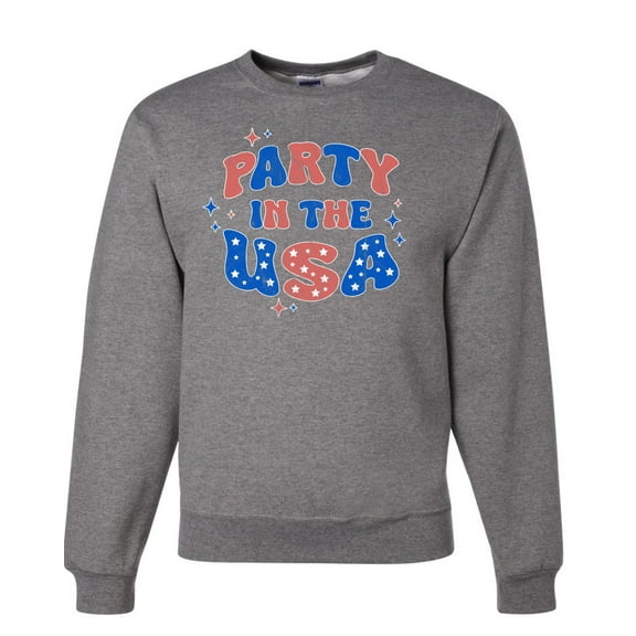 Wild Bobby Party in the USA Unisex Crewneck Sweatshirt