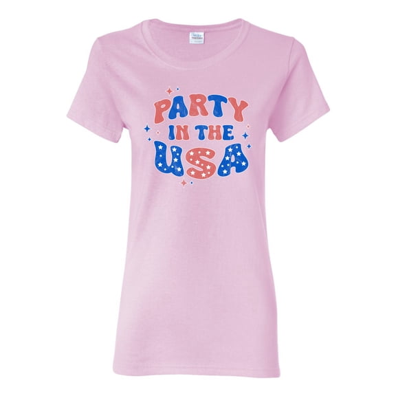 Wild Bobby Party in the USA Women Graphic Tee