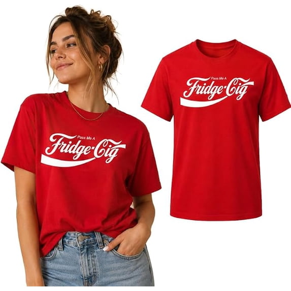 Wild Bobby Pass Me A Fridge Cig Funny Retro Vintage Unisex Graphic T-Shirt Light Cotton Tee for Men Women