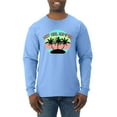 thumbnail image 1 of Wild Bobby, Pastel Color Hot Girl Summer, Streetwear, Men Long Sleeve Shirt, Light Blue, XX-Large, 1 of 4