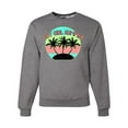thumbnail image 1 of Wild Bobby, Pastel Color Hot Girl Summer, Streetwear, Unisex Crewneck Graphic Sweatshirt, Heather Grey, Small, 1 of 4