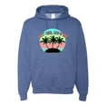 thumbnail image 1 of Wild Bobby, Pastel Color Hot Girl Summer, Streetwear, Unisex Graphic Hoodie Sweatshirt, Vintage Heather Blue, 3X-Large, 1 of 4