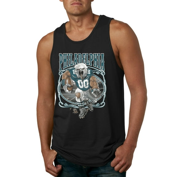 Wild Bobby, Philadelphia Fan | PHI Fantasy Football ,Sports, Men Graphic Tank Top, Black, Small