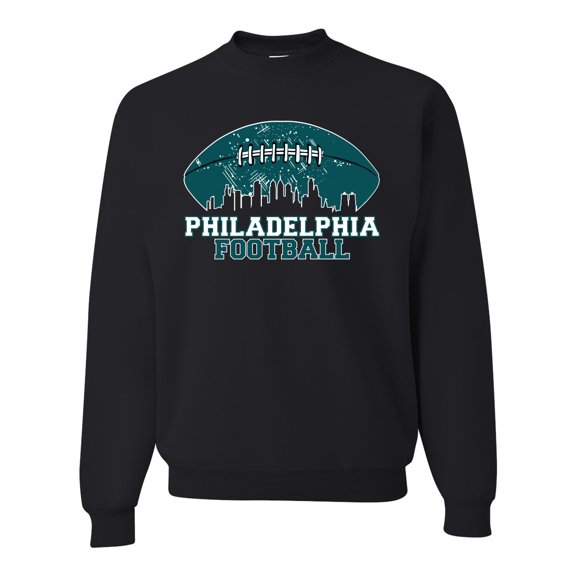 Wild Bobby Philadelphia PHI Philly American Football City Skyline Iconic City | Trendy Streetwear Fantasy Fan Unisex Crewneck Sweatshirt