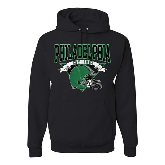 Wild Bobby Philly PA Football Est 1933 Classic Retro Helmet Logo Unisex Hoodie Sweatshirt