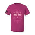 thumbnail image 1 of Wild Bobby Pink Breast Cancer Sugar Skull US Flag Breast Cancer Awareness Men Tee, Fuschia, X-Large, 1 of 5
