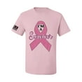thumbnail image 1 of Wild Bobby Pink I'm A Breast Cancer Survivor US Flag Breast Cancer Awareness Men Tee, Light Pink, 4X-Large, 1 of 5