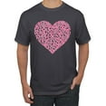 thumbnail image 1 of Wild Bobby, Pink Ribbon Heart, Breast Cancer Awareness, Men Graphic Tee, Charcoal, 5X-Large, 1 of 5