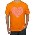 thumbnail image 1 of Wild Bobby, Pink Ribbon Heart, Breast Cancer Awareness, Men Graphic Tee, Orange, 3X-Large, 1 of 5