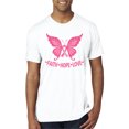 thumbnail image 1 of Wild Bobby, Pink Ribbon Heart, Breast Cancer Awareness, Men Premium Tri Blend Tee, True White, Small, 1 of 5