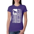 thumbnail image 1 of Pitbull Dad Dog Dag Funny Gift | Womens Dog Lover Slim Fit Junior Tee, Purple Rush, X-Large, 1 of 4