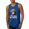 thumbnail image 1 of Wild Bobby, Pitbull to all the Haters Funny, Animal Lover, Men Graphic Tank Top, Royal, XX-Large, 1 of 4