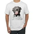 thumbnail image 1 of Wild Bobby, Pitbull to all the Haters Funny, Animal Lover, Men Graphic Tee, White, 3X-Large, 1 of 4
