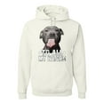 thumbnail image 1 of Wild Bobby, Pitbull to all the Haters Funny, Animal Lover, Unisex Graphic Hoodie Sweatshirt, White, X-Large, 1 of 4