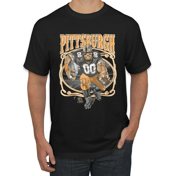 Wild Bobby, Pittsburgh Fan | Pit Fantasy Football ,Sports, Men Graphic Tee, Black, Small