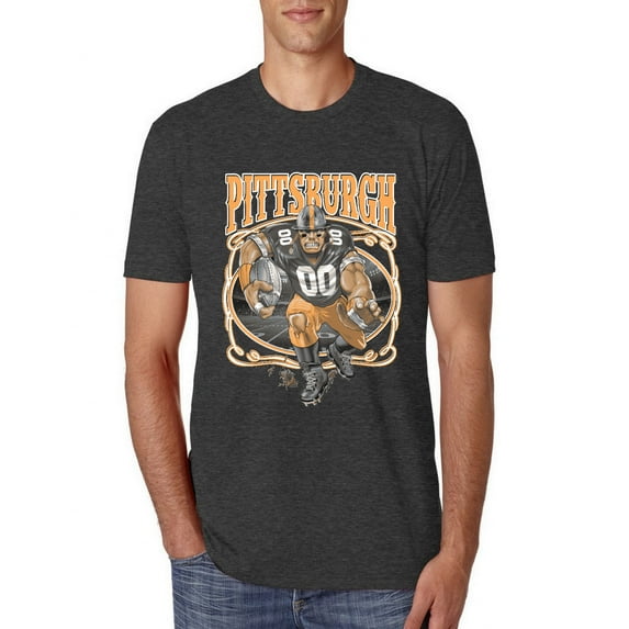Wild Bobby, Pittsburgh Fan | Pit Fantasy Football ,Sports, Men Premium Tri Blend Tee, Vintage Black, X-Large