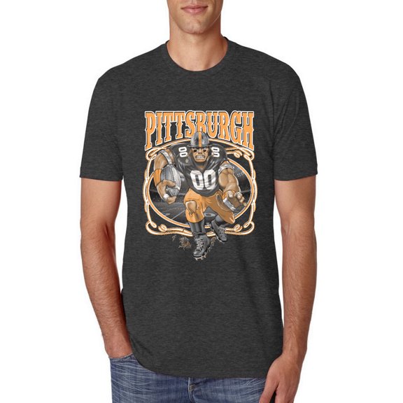 Wild Bobby, Pittsburgh Fan | Pit Fantasy Football ,Sports, Men Premium Tri Blend Tee, Vintage Black, XX-Large