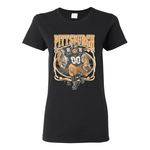Wild Bobby, Pittsburgh Fan | Pit Fantasy Football ,Sports, Women Graphic Tee, Black, Small