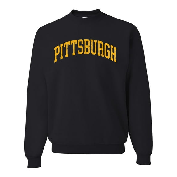 Wild Bobby Pittsburgh PIT American Football Cities | Classic Varsity College Style Fantasy Fan, Trendy Team Streetwear Sports Unisex Crewneck Sweatshirt